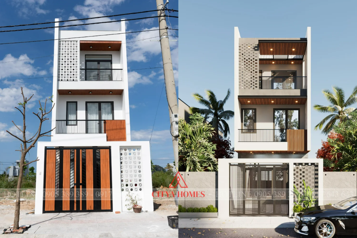 Công Trình Nhà Phố 3 Tầng Phong Cách Hiện Đại – Đà Nẵng