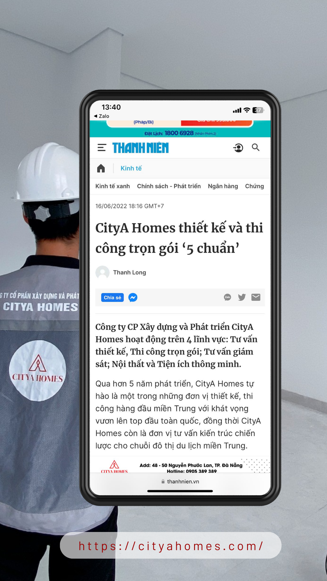 báo chí nói gì về citya homes